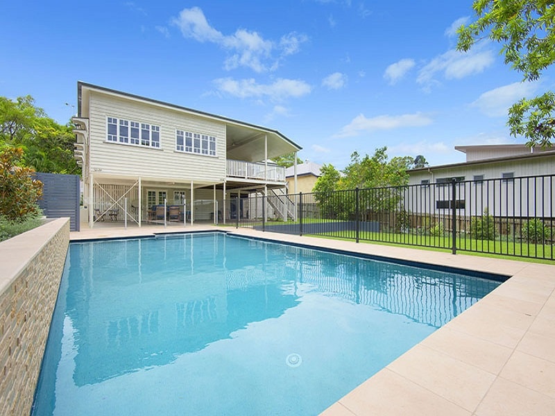 New pool build next to house in Wilston, Brisbane